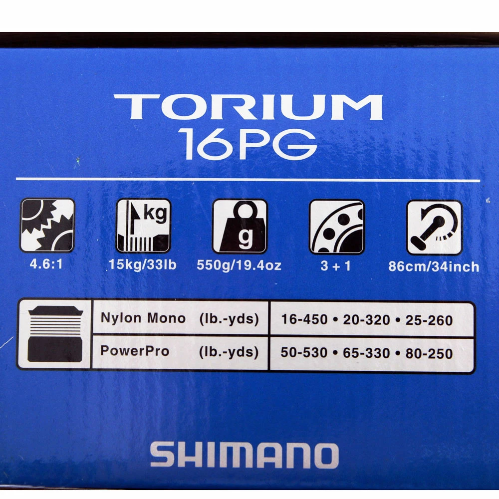 Shimano Torium 16PG Overhead Reel 2 Shimano Torium 16PG Overhead Reel - Image 2