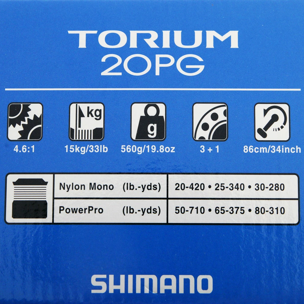 Shimano Torium 20PG Overhead Reel 2 Shimano Torium 20PG Overhead Reel - Image 2