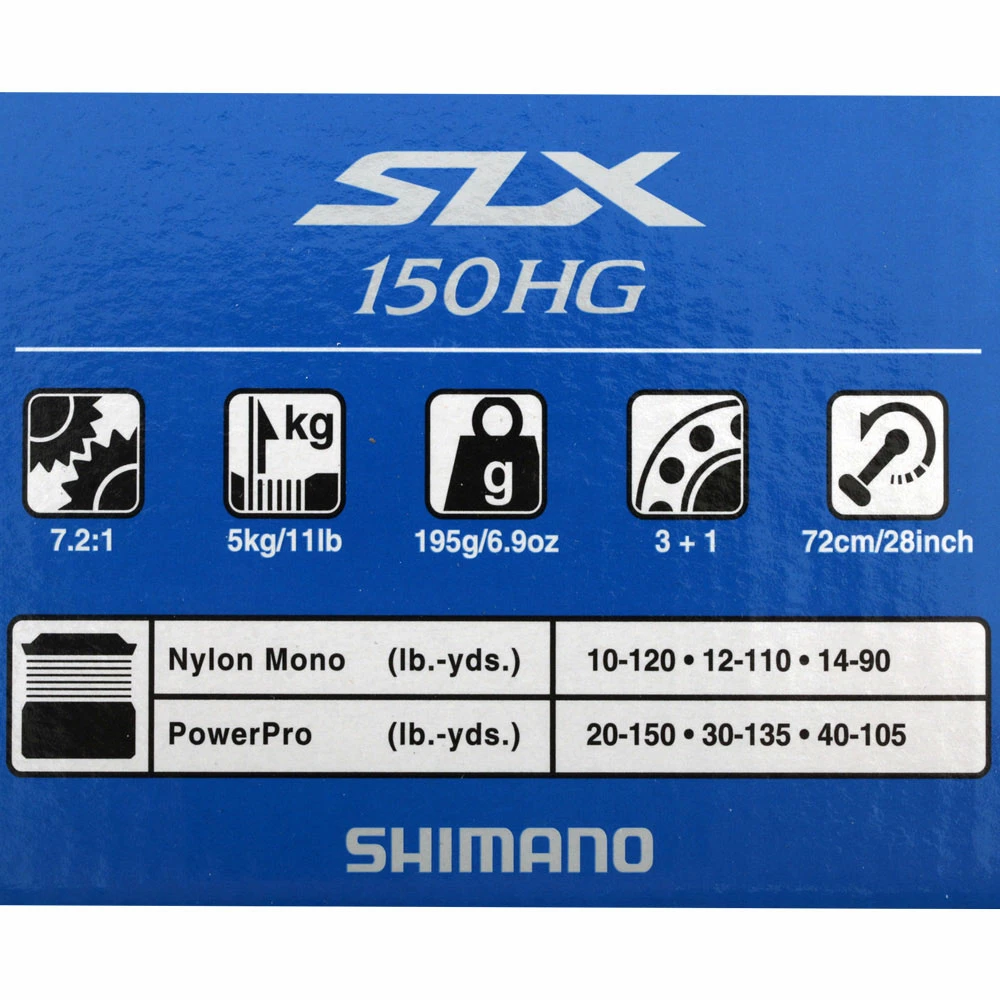 Shimano SLX 150 HG Baitcaster Reel 2 Shimano SLX 150 HG Baitcaster Reel - Image 2