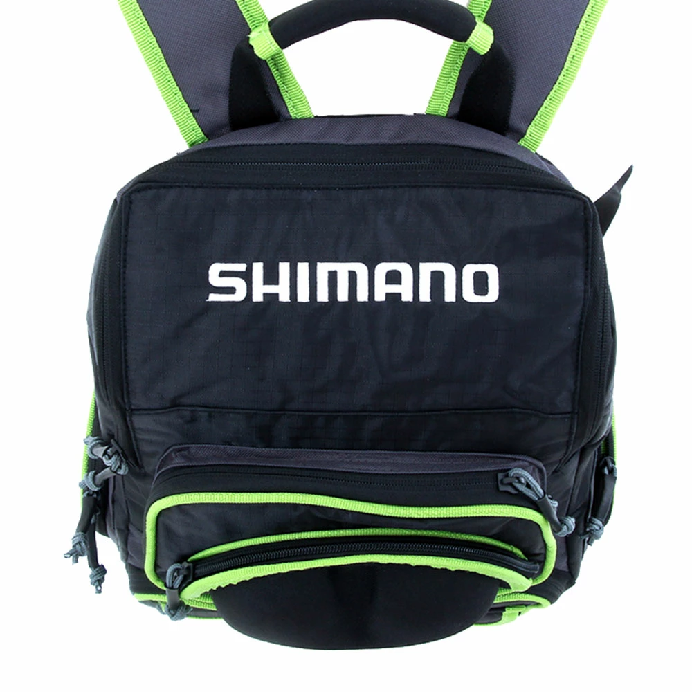 Shimano Backpack With Tacklebox Black/Green XL 3 Shimano Backpack With Tacklebox Black/Green XL - Image 3