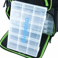 Shimano Backpack With Tacklebox Black/Green XL 9 Shimano Backpack With Tacklebox Black/Green XL -Shimano Shop 107282 7 n