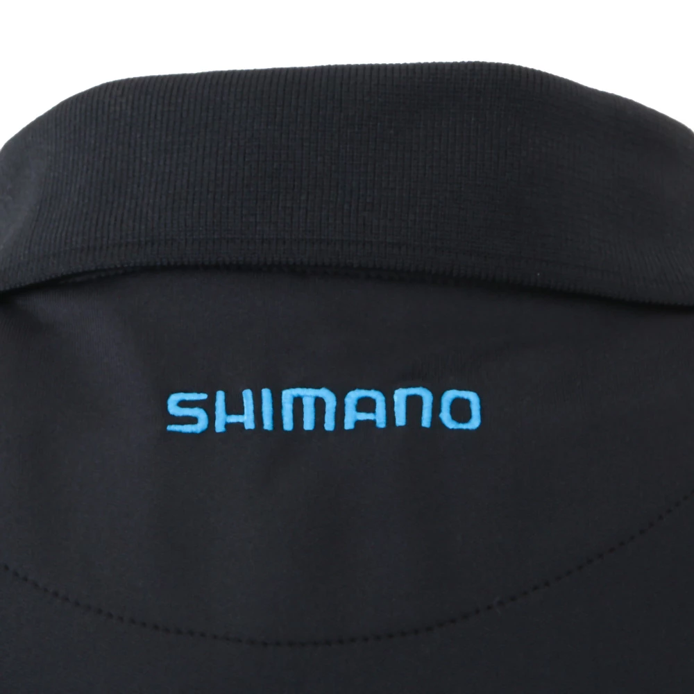 Shimano Sports Mens Polo Shirt With Pocket Black L 4 Shimano Sports Mens Polo Shirt With Pocket Black L - Image 4