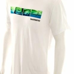 Shimano Collage White T-Shirt M
