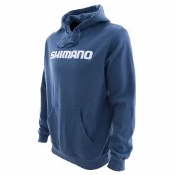 Shimano Corporate Mens Hoodie Navy/White L