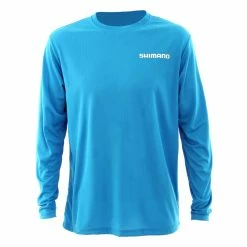 Shimano Established Technical Mens Long Sleeve Shirt Blue M