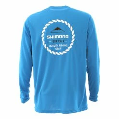 Shimano Established Technical Mens Long Sleeve Shirt Blue 3XL -Shimano Shop 134507 4 n y 6