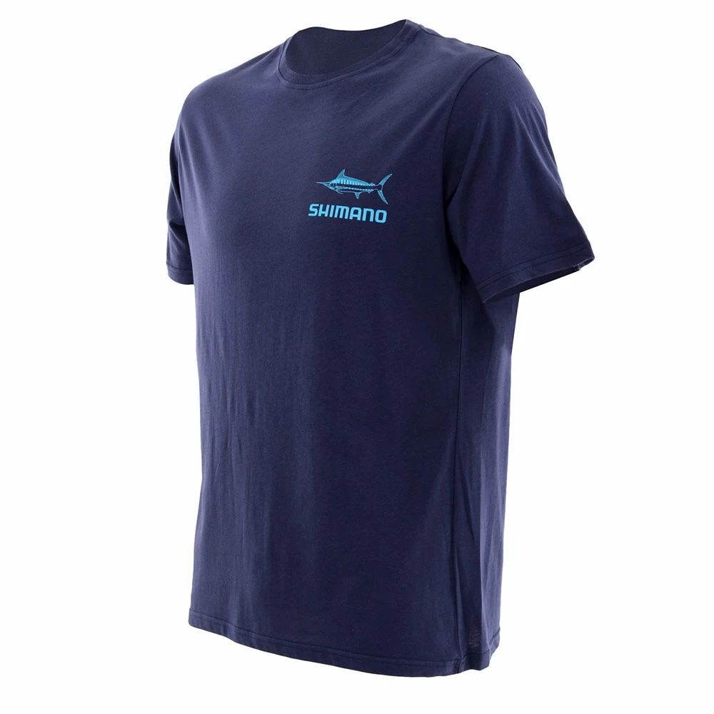 Shimano Marlin T-Shirt Navy Blue Medium 1 Shimano Marlin T-Shirt Navy Blue Medium