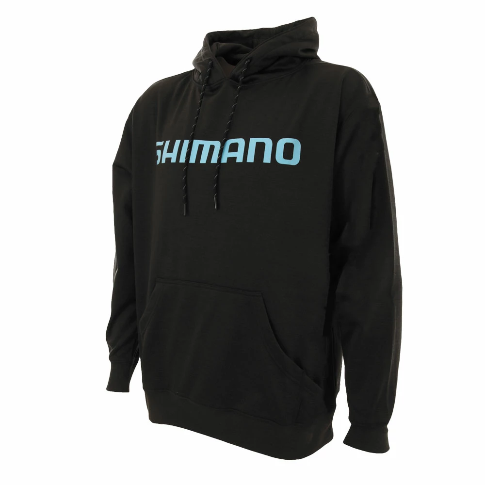 Shimano Performance Mens Hoodie Black Charcoal Size Small 1 Shimano Performance Mens Hoodie Black Charcoal Size Small