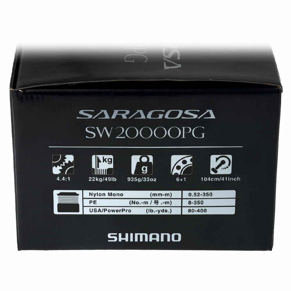 Shimano Saragosa 20000SW APG Spinning Reel 2 Shimano Saragosa 20000SW APG Spinning Reel - Image 2