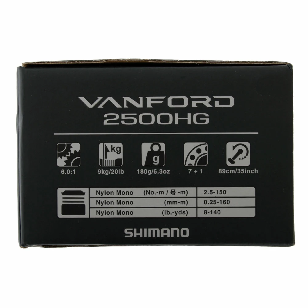Shimano Vanford 2500 HG Spinning Reel 2 Shimano Vanford 2500 HG Spinning Reel - Image 2