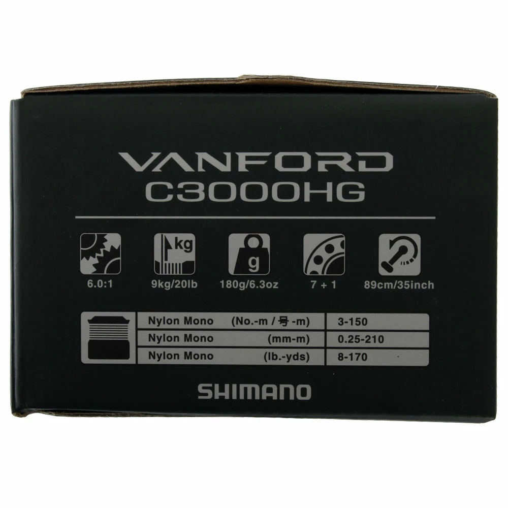 Shimano Vanford C3000 HG Spinning Reel 2 Shimano Vanford C3000 HG Spinning Reel - Image 2