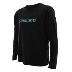Shimano Standard Mens Long Sleeve Shirt Black