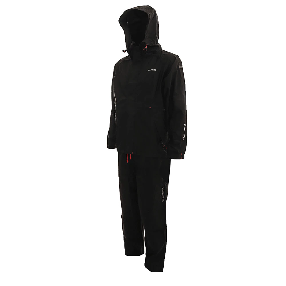 Shimano Dry Shield Jacket And Pants Set Black L 1 Shimano Dry Shield Jacket And Pants Set Black L