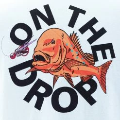 Shimano On The Drop Mens T-Shirt White 5 Shimano On The Drop Mens T-Shirt White -Shimano Shop 168698 4 n y