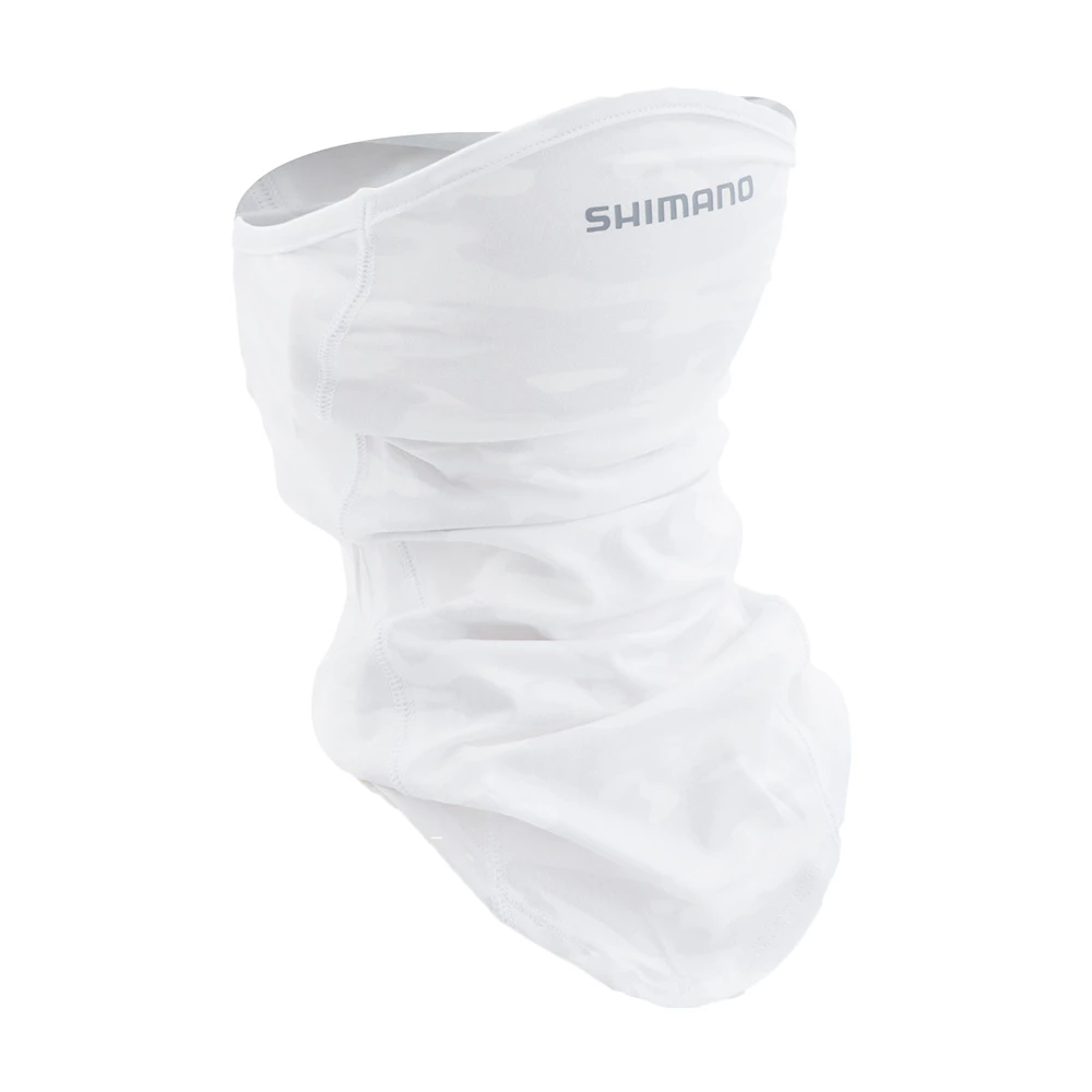Shimano Sun Protection Neck Gaiter/Face Mask UPF50 White Camo 3 Shimano Sun Protection Neck Gaiter/Face Mask UPF50 White Camo - Image 3