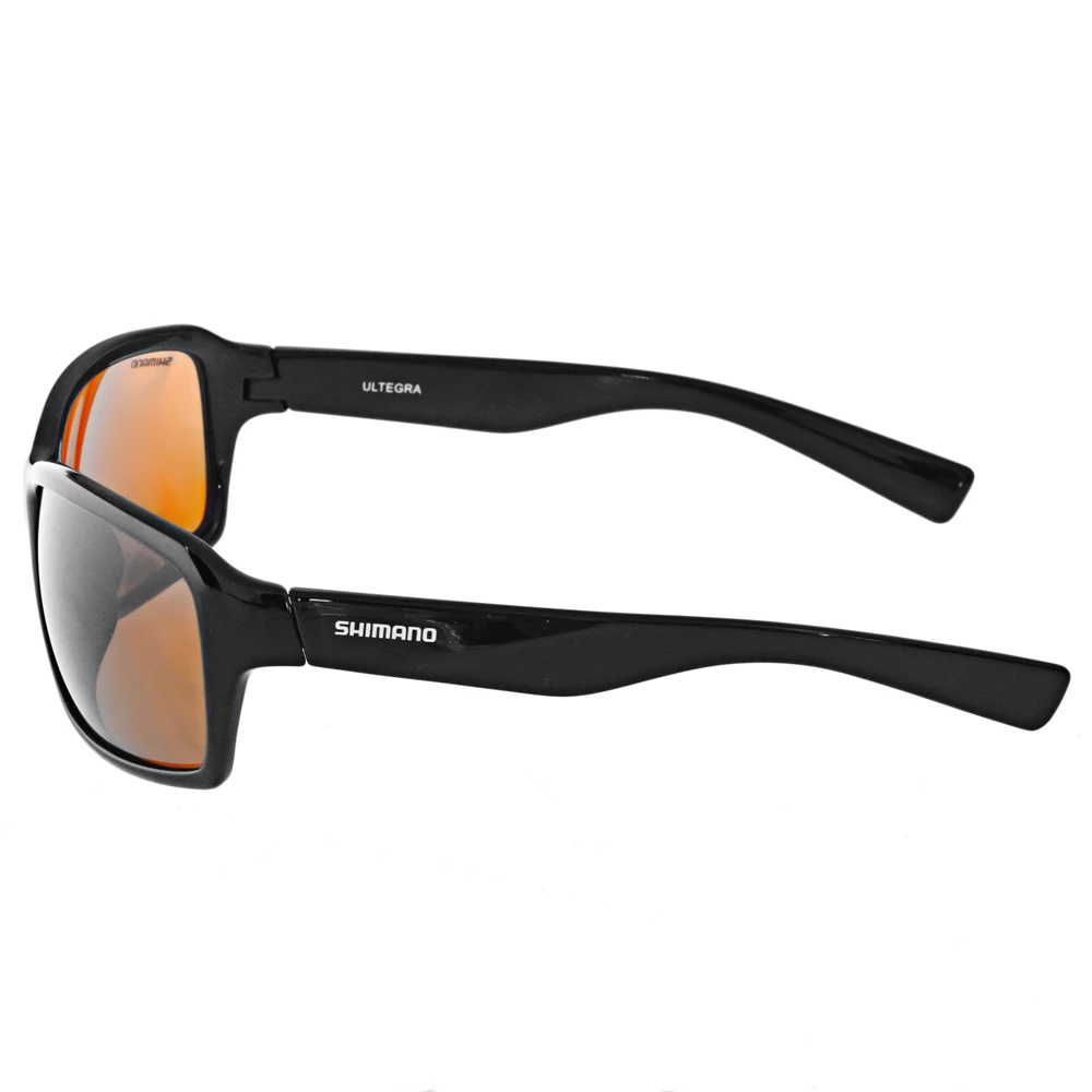 Shimano Ultegra Polycarbonate Polarised Sunglasses Black/Amber 2 Shimano Ultegra Polycarbonate Polarised Sunglasses Black/Amber - Image 2