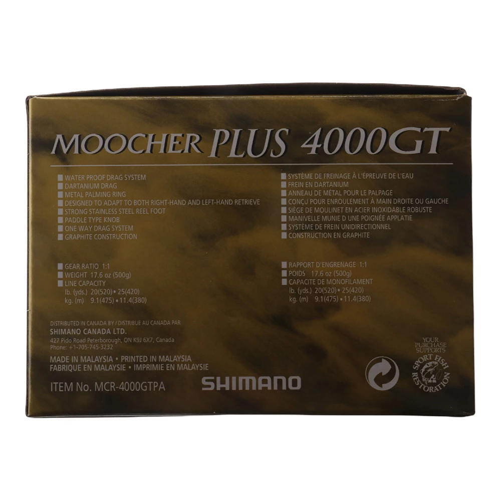 Shimano Moocher Plus 4000GTP Reel 2 Shimano Moocher Plus 4000GTP Reel - Image 2