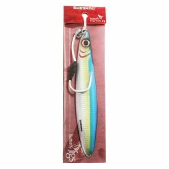 Shimano Butterfly Flat-Side Mechanical Jig Blue Sardine 224g 7/0