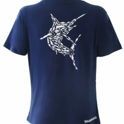 Shimano Lure'd In Marlin T-Shirt Navy Blue M -Shimano Shop 50092 04 n y 2