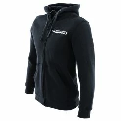 Shimano Charcoal Fleece Zip Up Hoodie Size 2XL