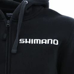 Shimano Charcoal Fleece Zip Up Hoodie Size XL -Shimano Shop 74112 4 n 1