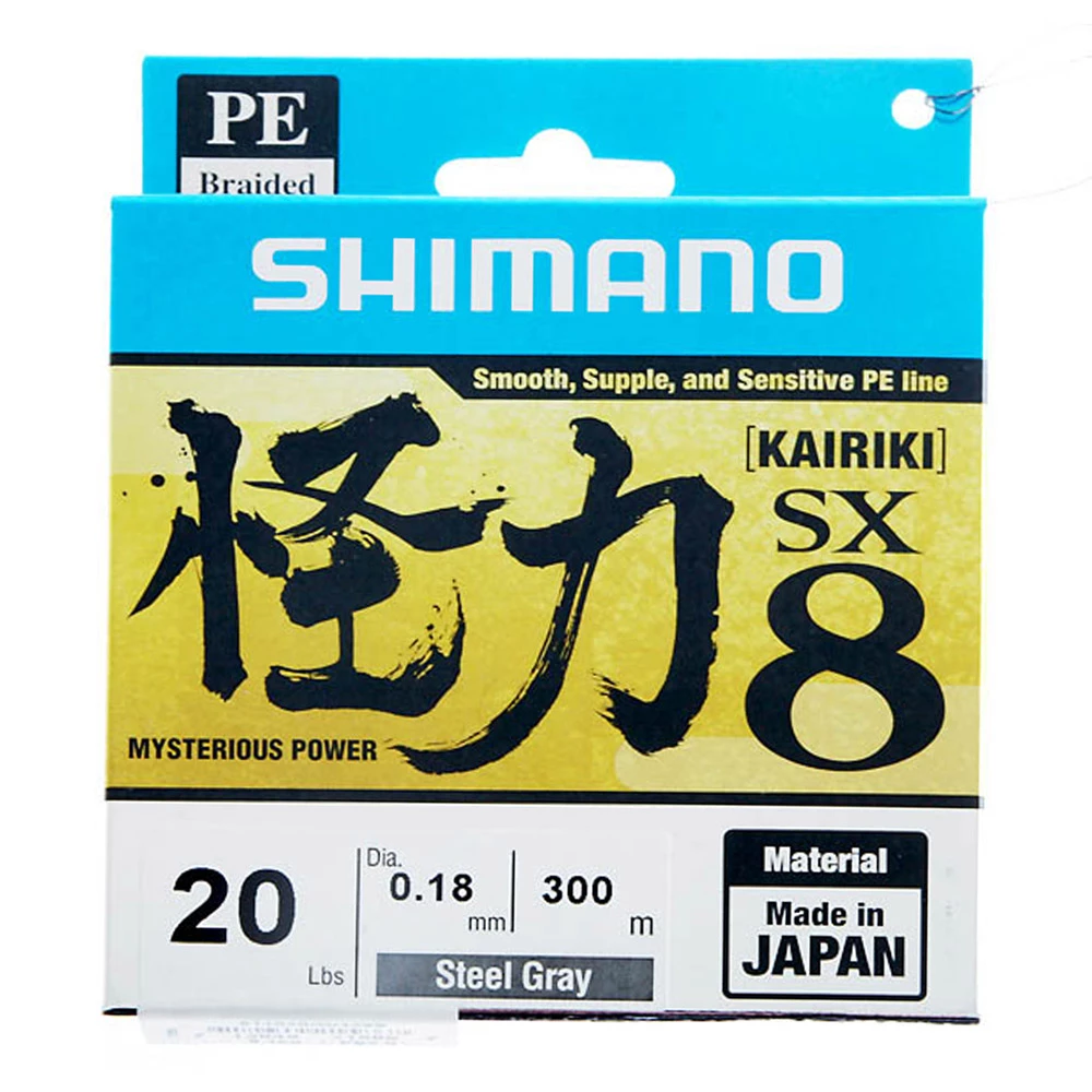 Shimano Kairiki SX8 Braid Steel Gray 300m 20lb 2 Shimano Kairiki SX8 Braid Steel Gray 300m 20lb - Image 2