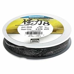 Shimano Shop 19 Shimano Kairiki SX8 Braid Steel Gray 300m 80lb
