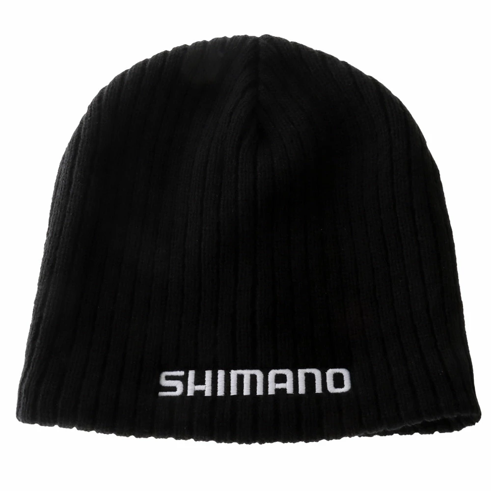 Shimano Knitted Fleece Beanie Black 1 Shimano Knitted Fleece Beanie Black