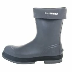 Shimano Evair Mens Rubber Boat Gumboots Grey US8