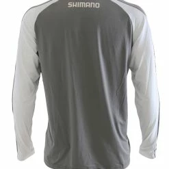 Shimano Technical Long Sleeve Shirt Grey/White S