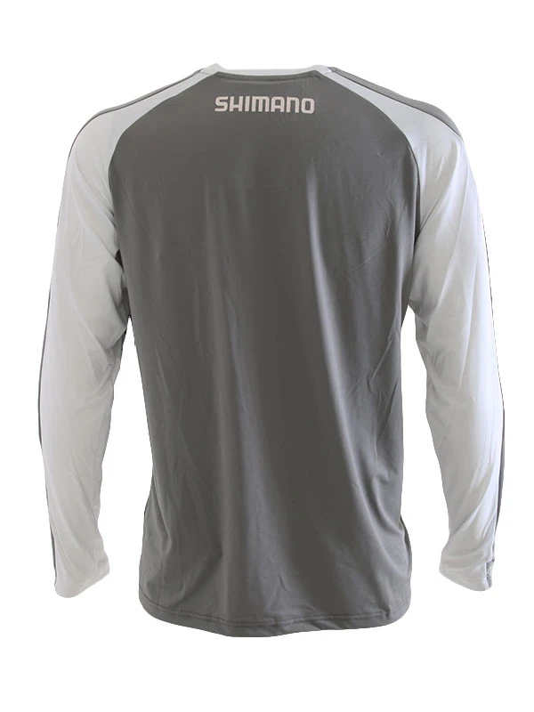 Shimano Technical Long Sleeve Shirt Grey/White S 1 Shimano Technical Long Sleeve Shirt Grey/White S