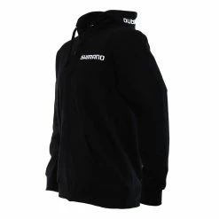 Shimano Black Zip-Up Fleece Hoodie M