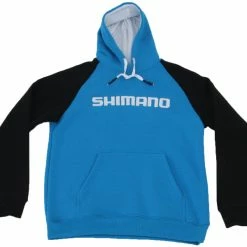 Shimano Raglan Fleece Hoodie Blue/Black S -Shimano Shop hood17001 02 4 6