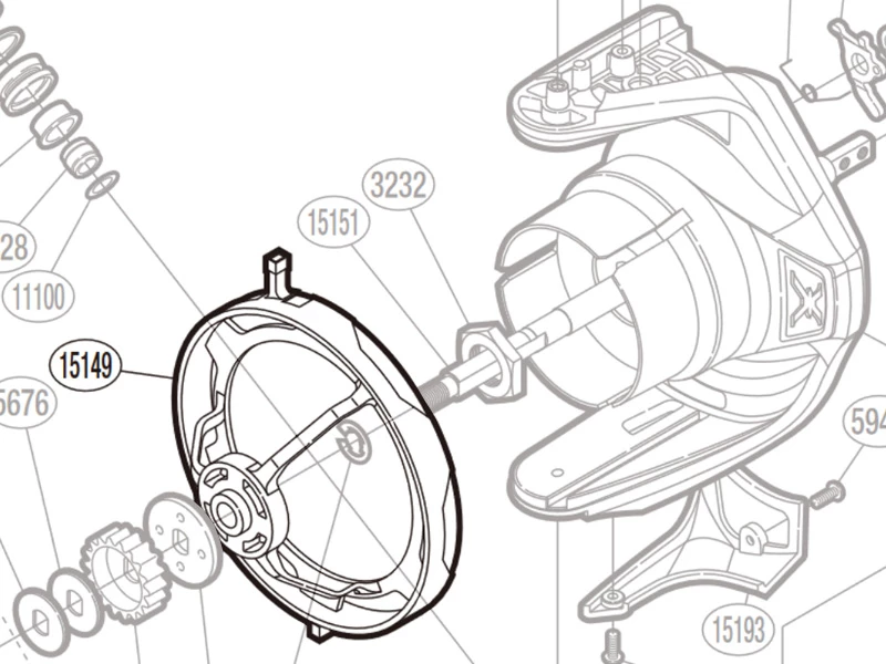 Shimano Replacement Line Safety Guard For Ultegra 14000 2 Shimano Replacement Line Safety Guard For Ultegra 14000 - Image 2