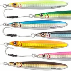 Shimano Butterfly Flat-Side Mechanical Jig Orange Gold 280g 9/0