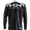 Shimano Hagane Sublimated Long Sleeve Polo Shirt Black S