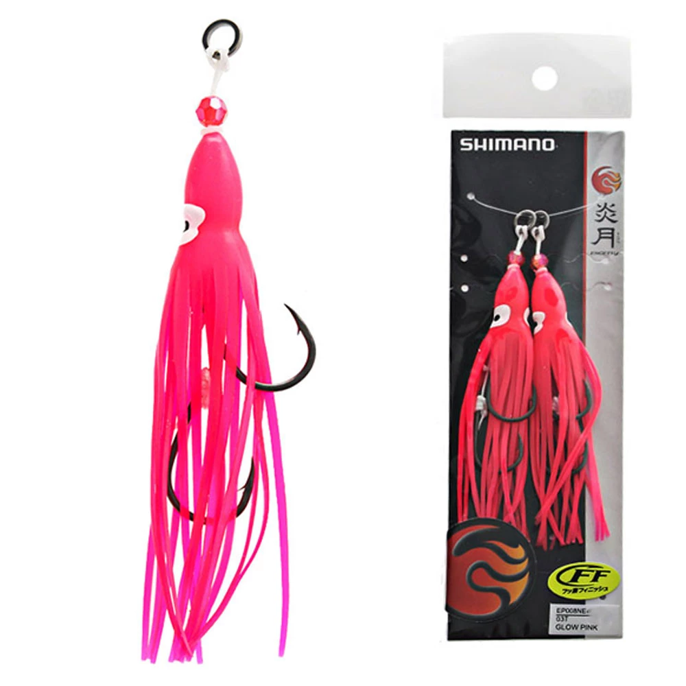 Shimano Rock Hopper Sliding Jig Replacement Skirt Glow/Pink M 1 Shimano Rock Hopper Sliding Jig Replacement Skirt Glow/Pink M