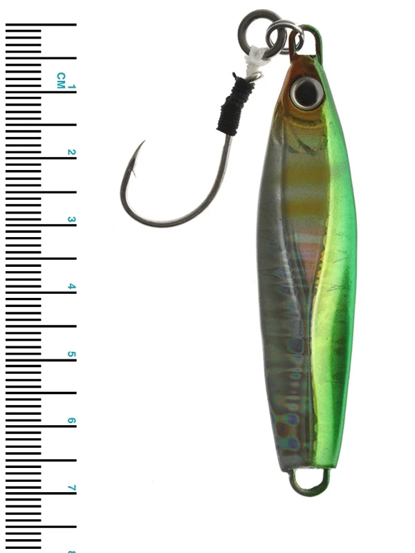 Shimano ColtSniper Flatfall Jig 28g 42T Silver Chartreuse 5 Shimano ColtSniper Flatfall Jig 28g 42T Silver Chartreuse - Image 5