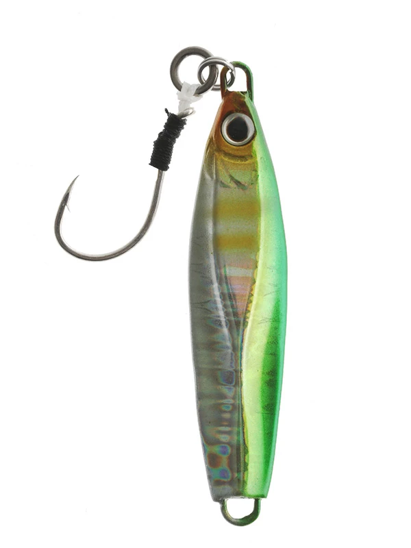 Shimano ColtSniper Flatfall Jig 28g 42T Silver Chartreuse 2 Shimano ColtSniper Flatfall Jig 28g 42T Silver Chartreuse - Image 2