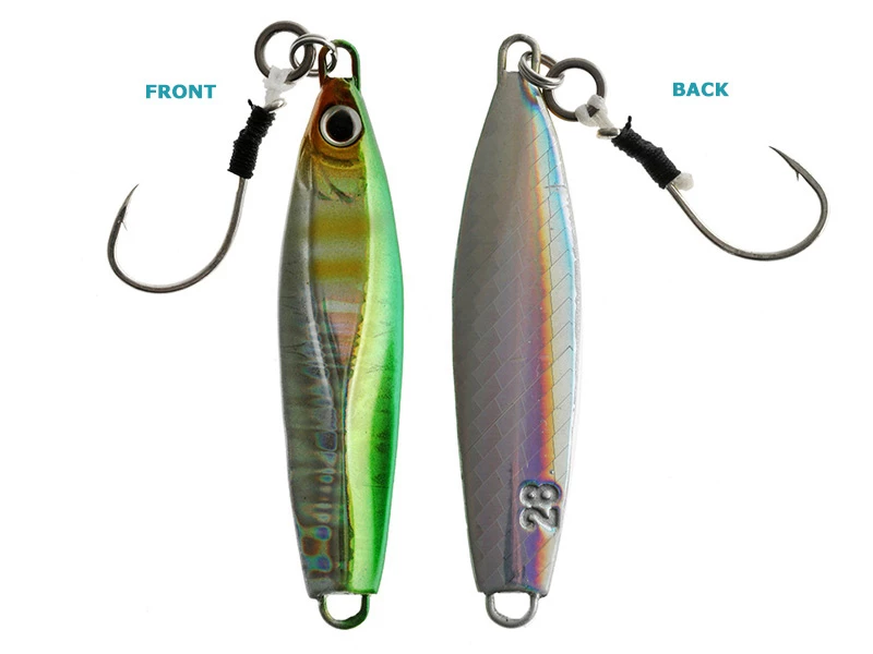 Shimano ColtSniper Flatfall Jig 28g 42T Silver Chartreuse 1 Shimano ColtSniper Flatfall Jig 28g 42T Silver Chartreuse