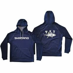 Shimano Yellowfin Hoodie Navy Blue